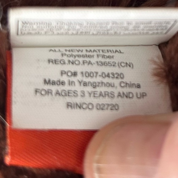 Adventure Planet Large Hanging Hook & Loop Hand Stuffed Plush Monkey Lamon 20” - Picture 8 of 8